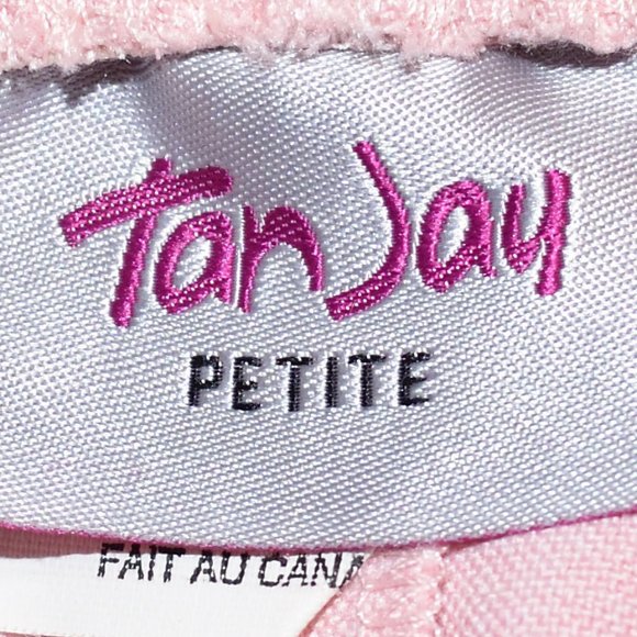 NWT Vintage TanJay Pretty in Pink Elastic Stretch Skirt Petite Size 10P - Picture 8 of 9